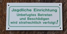 Jagdliche Einrichtung