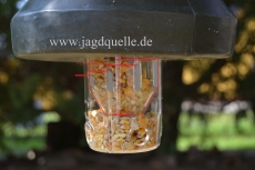 Futterbehlter 2.0 fr Flugwild Kirrung mit Grssenwahl Verteiler