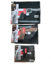 Einschlagfutteral für Kurzwaffen Pistolen und Revolver Größe S (Maße: 13x18x1,3 cm) - Farbe Grau
