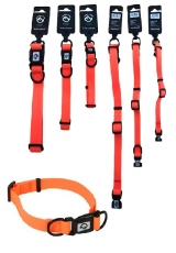 Farm-Land Halsband verstellbar, Signalorange XL 39-63 cm