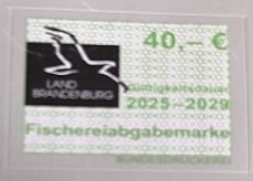 Fischereiabgabe Marke 2025 bis 2029 Erwachsene