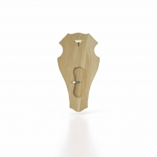 Hirschschild Eiche 1 - 52x26 cm Dunkel