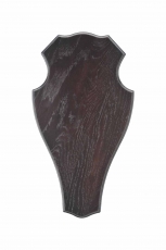 Hirschschild Eiche 1 - 32x15cm Dunkel