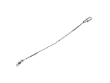 1x 25er Stahlvorfach mit Wirbel und Einhnger mit 250mm lnge